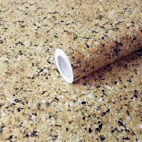 img 4 attached to Add Elegance To Your Home With MULLSAN Terrazzo Marble Gloss Self Adhesive Vinyl Film Paper Decoration