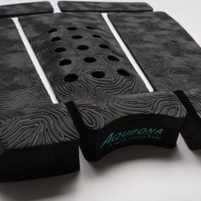 img 1 attached to AQUBONA 5-Piece EVA Traction Pads W/ Kicker For Surfboards, Skimboards & Funboard - Aqua Blue Gray Black