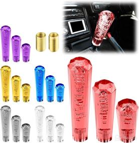 img 4 attached to 🚗 Enhance Your Driving Experience with the Crystal Clear Transparent Bubble Gear Shifter – 20cm