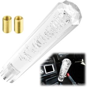 img 3 attached to 🚗 Enhance Your Driving Experience with the Crystal Clear Transparent Bubble Gear Shifter – 20cm