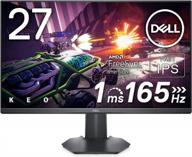 dell g2722hs gaming monitor - 165hz adaptive sync, flicker-free, anti-glare display, height adjustable logo