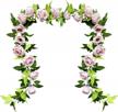 2 pack 14ft light purple rose flower vines - perfect for home garden party outdoor ceremony wedding arch floral decor logo