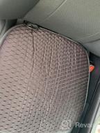 img 1 attached to Tsumbay Breathable Car Seat Cushion With Memory Foam For Home/Office/Car Use - Non-Slip And Comfortable, Universal Fit Mesh Fabric Seat Pad With Anti-Slip Bottom - 1Pcs review by Jesus Samaddar