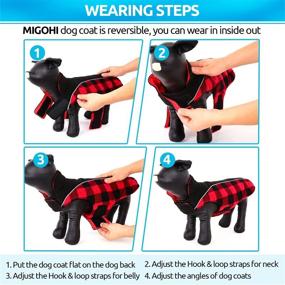 img 1 attached to MIGOHI Reversible Waterproof Reflective Weather Dogs