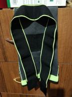 img 2 attached to Sports knee brace with fixing straps, color green, size XXL, set of 2 pcs. review by Katalin Lehoczky ᠌