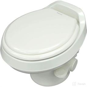 img 1 attached to Dometic 300 Series Low Profile Toilet: Superior White Design for Efficient Comfort