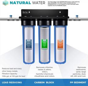 img 3 attached to Enhance Your Home’S Water Quality With ISpring F3WGB32BPB Replacement Pack - Sediment, Carbon Block, And Lead Reducing Cartridges For WGB32B-PB Whole House Water Filter