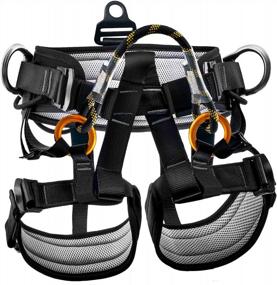 img 4 attached to HandAcc Thicken Professional Climbing Belts For Safe And Comfortable Outdoor Adventures