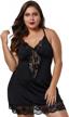 sensual satin chemise with lace trim - blmfaion nightgowns for women, sizes s-5x logo