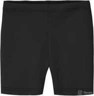 🚴 usa-made girls' 100% cotton bike shorts for sports, school uniform, or skirt lining логотип