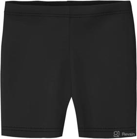 img 3 attached to 🚴 USA-Made Girls' 100% Cotton Bike Shorts for Sports, School Uniform, or Skirt Lining