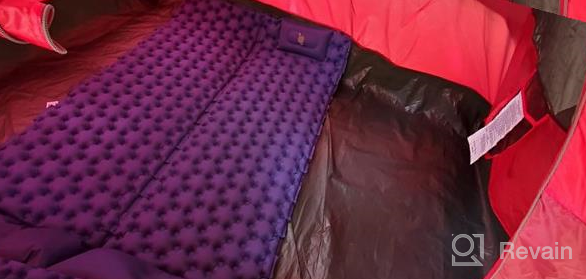 img 1 attached to Lightweight Inflatable Camping Pad For Two, LUXEAR Sleeping Pad For Hiking And Travel, Waterproof, Durable Air Mattress For Backpacking And Compact Storage review by Jamonte Hamilton