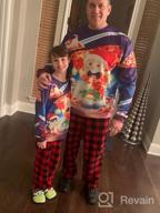 img 1 attached to Lovekider Kids 3D Xmas Sweater Shirt Funny Ugly Christmas Pullover Sweatshirt with Inner Fleece (Size 4-16) review by Mario Portillo