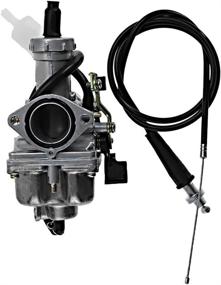 img 4 attached to High-Quality Carburetor Replacement for HONDA TRX250EX SPORTRAX 250 (2001-2005) with Throttle Cable & Fuel Filter