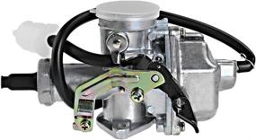 img 1 attached to High-Quality Carburetor Replacement for HONDA TRX250EX SPORTRAX 250 (2001-2005) with Throttle Cable & Fuel Filter