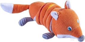 img 2 attached to 🦊 Interactive HABA Fox Soft Corduroy Vibrating Plush Toy for Babies - Engaging Sensory Fun!