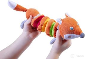 img 1 attached to 🦊 Interactive HABA Fox Soft Corduroy Vibrating Plush Toy for Babies - Engaging Sensory Fun!