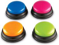 interactive dog answer buzzer set with voice recording – classroom buzzers (4pcs) logo