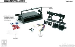 img 2 attached to 🔧 SCOSCHE Install Centric ICHA3BN: The Ultimate Installation Solution for Aftermarket Stereos in Honda/Acura 1999-06 Models