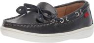 👦 loafers for boys: marc joseph new york moccasin shoes logo