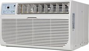 img 3 attached to Keystone 14,000 BTU 230V Through-The-Wall Air Conditioner: LCD Remote, 24H Timer, Sleep Mode & More!
