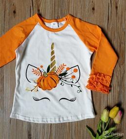 img 2 attached to Toddler Halloween Printed Ruffles T Shirt Apparel & Accessories Baby Girls best - Clothing