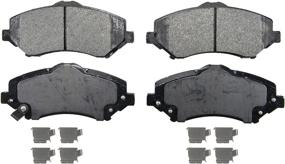 img 4 attached to Wagner QuickStop ZX1327 Semi-Metallic 🔷 Brake Pads - Disc Brake Pad Set