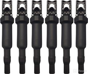 img 4 attached to 🔥 Ignition Coil Pack Set of 6 for BMW 325Ci 328i 330Ci 335i 525i 528i 530i 535i 545i 745Li X3 X5 M5 M6 Z4 - Replaces 0221504470 UF592 and More
