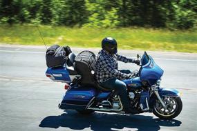 img 2 attached to 🏍️ Kuryakyn 5286 Momentum Wanderer Motorcycle Travel Luggage: Weather Resistant Touring Seat Bag, Black - Ultimate Gear for Adventurous Riders