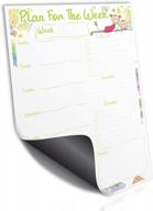 planovation usa made large magnetic dry erase whiteboard weekly planner for fridge refrigerator calendar logo