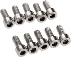 img 4 attached to 10Pcs Bike Water Bottle Cage Bolts Holder Screws M5 Inner Rack Hexagon Stainless Steel Screws