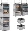 maximize storage space with youdenova grey hanging closet organizer and drawers for dorms, rvs and more logo