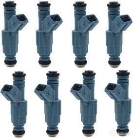 img 2 attached to 🚀 High-performance Labwork 8X Fuel Injectors 24lb Replacement for Ford, Chevrolet, Pontiac LS1 LT1 5.0 5.7 250cc 0280155715