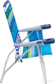 img 1 attached to 🏖️ Relax in Comfort: Rio Beach 17" Extended Height 4 Position Folding Beach Chair