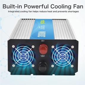 img 1 attached to 3000W Power Inverter for Home, Car, and RV - 3000 watt 🔌 Modified Sine Wave Converter with 3 AC Outlets, DC 12V to AC 110V Conversion