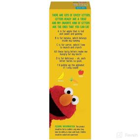 img 1 attached to 🍪 Organic Sesame Street Toddler Snacks - Letter of the Day Cookies, Vanilla, 5.3 Oz Box (Pack of 6) by Earth's Best