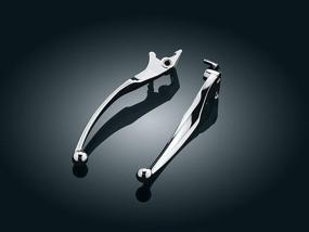 img 1 attached to 🏍️ Enhance Your Honda Motorcycle Experience with Kuryakyn 7429 Wide Style Clutch and Brake Trigger Levers: Chrome, 1 Pair, Black