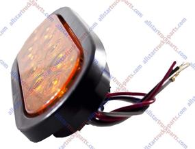 img 3 attached to 🚦 All Star Truck Parts: Oval Sealed 10 LED AMBER Turn Signal and Parking Light Kit for Trucks and Trailers