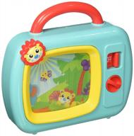 playgro 6386393 stem music box tv toy - stimulate baby's sights & sounds! logo