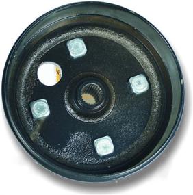 img 2 attached to 🏌️ 10L0L Golf Cart Brake Drum/Hub Assembly (Electric) for EZGO TXT - Replaces OEM# 19186G1P