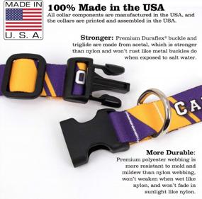 img 3 attached to Stylish Custom Dog Collar With Fade-Proof Printing And Rustproof Buckle - Made In The USA