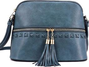 img 4 attached to Medium Crossbody Bag Shoulder Tasseland Women's Handbags & Wallets at Crossbody Bags