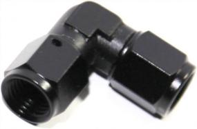 img 1 attached to 1 Piece 90 Degree AN4 4AN AN-4 Female To AN4 4AN AN-4 Female Swivel Fitting Adapter For Oil/Fuel/Water/Fluid/Air Line/Gauges/Hose Tube (90 Degree, 1 Pieces)