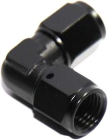 img 4 attached to 1 Piece 90 Degree AN4 4AN AN-4 Female To AN4 4AN AN-4 Female Swivel Fitting Adapter For Oil/Fuel/Water/Fluid/Air Line/Gauges/Hose Tube (90 Degree, 1 Pieces)