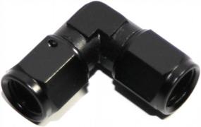 img 2 attached to 1 Piece 90 Degree AN4 4AN AN-4 Female To AN4 4AN AN-4 Female Swivel Fitting Adapter For Oil/Fuel/Water/Fluid/Air Line/Gauges/Hose Tube (90 Degree, 1 Pieces)