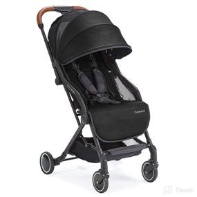 img 3 attached to 👶 Bitsy Elite Compact Stroller for Travel with Contours - Onyx Black - Lightweight, Foldable, and Compatible with Adapter-Free Infant Car Seats