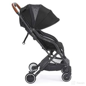 img 2 attached to 👶 Bitsy Elite Compact Stroller for Travel with Contours - Onyx Black - Lightweight, Foldable, and Compatible with Adapter-Free Infant Car Seats