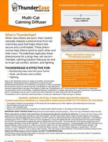 img 2 attached to Say Goodbye To Cat Tension With ThunderEase Multicat Calming Pheromone Diffuser Kit - Powered By FELIWAY!