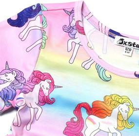 img 1 attached to 🦄 Enchanting Sleeve Unicorn Dresses for Little Girls - Clothing and Dresses Collection
