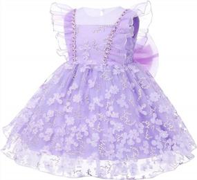 img 3 attached to Tulle Princess Dress For Baby Girls - Ideal For Weddings, Parties, Bridesmaids And Pageants - Available In Sizes 6-24 Months